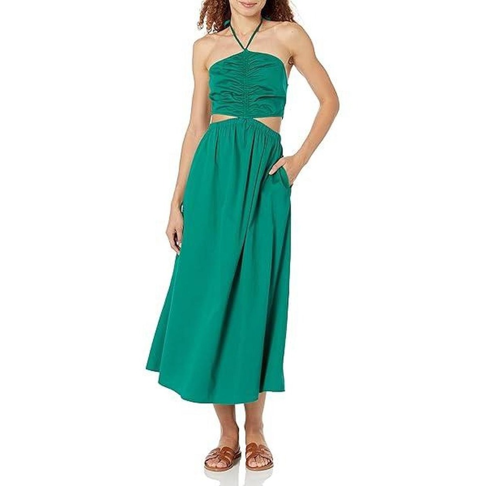 NWT Emerald Green dress sz L 100% cotton